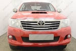 Сетка защитная в бампер Optimal черный Strelka Toyota Hilux 2005-2015