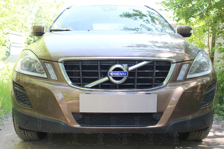 Сетка защитная в бампер Optimal черный Strelka Volvo XC60 2008-2017 13204