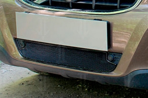 Сетка защитная в бампер Optimal черный Strelka Volvo XC60 2008-2017 ― Auto-Clover