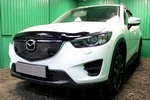 Сетка защитная в бампер Optimal черный Strelka Mazda CX-5 2012-2017