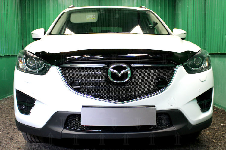 Сетка защитная в бампер Optimal черный Strelka Mazda CX-5 2012-2017 13080