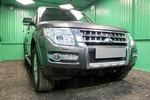 Сетка защитная в бампер Optimal черный Strelka Mitsubishi Pajero IV 2006-2019