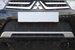Сетка защитная в бампер Optimal черный Strelka Mitsubishi L200 2005-2015