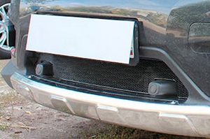 Сетка защитная в бампер Optimal черный Strelka Nissan X-Trail 2014-2019 ― Auto-Clover