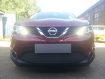 Сетка защитная в бампер Optimal черный Strelka Nissan Qashqai 2014-2019