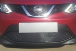 Сетка защитная в бампер Optimal черный Strelka Nissan Qashqai 2014-2019