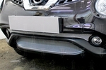 Сетка защитная в бампер Optimal хром Strelka Nissan Juke 2011-2019