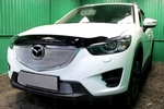 Сетка защитная в бампер Optimal хром Strelka Mazda CX-5 2012-2017