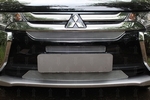 Сетка защитная в бампер Optimal хром Strelka Mitsubishi Outlander III 2013-2019