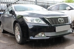 Сетка защитная в бампер Optimal хром Strelka Toyota Camry 2011-2017