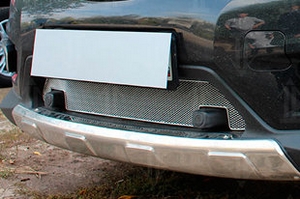 Сетка защитная в бампер Optimal хром Strelka Nissan X-Trail 2014-2019 ― Auto-Clover