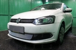 Сетка защитная в бампер Optimal хром Strelka Volkswagen Polo V 2009-2019