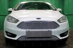 Сетка защитная в бампер Optimal хром Strelka Ford Focus III 2011-2019