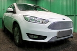 Сетка защитная в бампер Optimal хром Strelka Ford Focus III 2011-2019