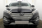 Сетка защитная в бампер Optimal хром Strelka Hyundai Tucson 2015-2019