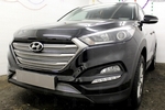 Сетка защитная в бампер Optimal хром Strelka Hyundai Tucson 2015-2019