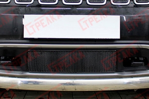 Сетка защитная в бампер Premium черный Strelka Jeep Grand Cherokee 2010-2019 ― Auto-Clover