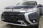 Сетка защитная в бампер Premium черный Strelka Mitsubishi Outlander III 2013-2019