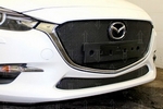 Сетка защитная в бампер Premium черный Strelka Mazda 3 III 2013-2019