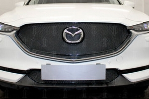 Сетка защитная в бампер Premium черный Strelka Mazda CX-5 2017-2019 ― Auto-Clover