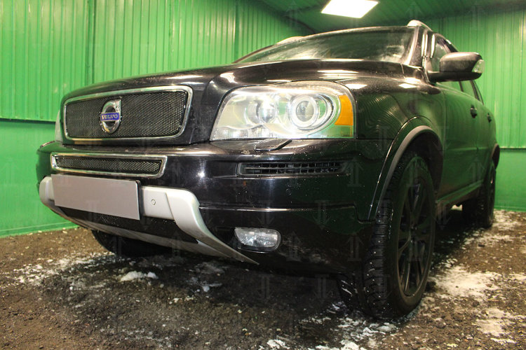 Сетка защитная в бампер Premium черный Strelka Volvo XC90 2002-2014 13182
