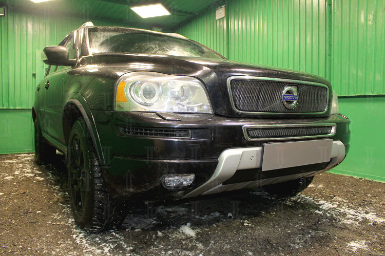 Сетка защитная в бампер Premium черный Strelka Volvo XC90 2002-2014 13182