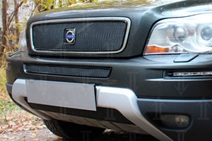 Сетка защитная в бампер Premium черный Strelka Volvo XC90 2002-2014 ― Auto-Clover