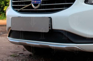 Сетка защитная в бампер Premium черный Strelka Volvo XC60 2008-2017 ― Auto-Clover