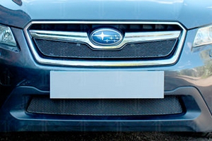 Сетка защитная в бампер Premium черный Strelka Subaru XV 2012-2018 ― Auto-Clover
