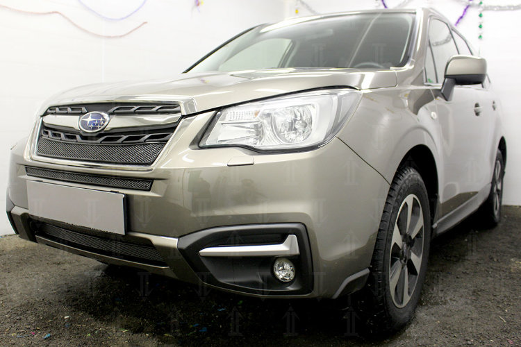Сетка защитная в бампер Premium черный Strelka Subaru Forester 2013-2019 13125