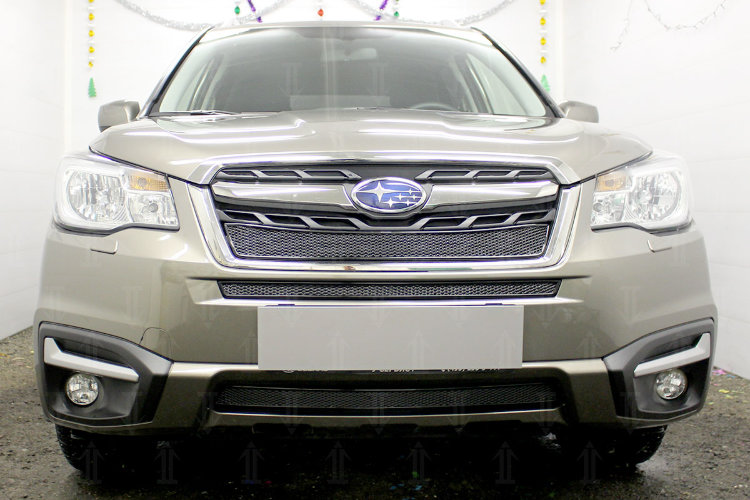 Сетка защитная в бампер Premium черный Strelka Subaru Forester 2013-2019 13125