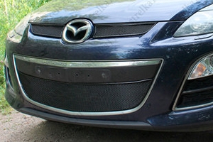 Сетка защитная в бампер Premium черный Strelka Mazda CX-7 2006-2012 ― Auto-Clover