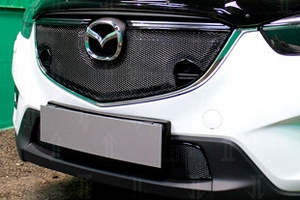 Сетка защитная в бампер Premium черный Strelka Mazda CX-5 2012-2017 ― Auto-Clover