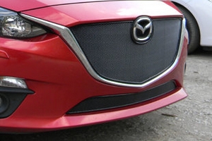 Сетка защитная в бампер Premium черный Strelka Mazda 3 III 2013-2019 ― Auto-Clover