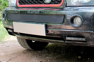 Сетка защитная в бампер Premium черный Strelka Land Rover Range Rover Sport 2005-2012 ― Auto-Clover