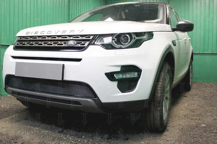 Сетка защитная в бампер Premium черный Strelka Land Rover Discovery Sport 2015-2019 no.6251