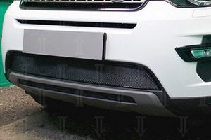 Сетка защитная в бампер Premium черный Strelka Land Rover Discovery Sport 2015-2019 ― Auto-Clover
