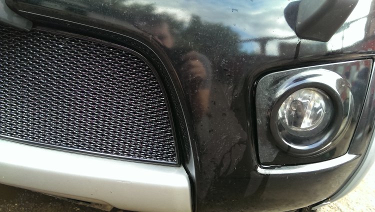 Сетка защитная в бампер Premium черный Strelka Mitsubishi L200 2005-2015 no.6317