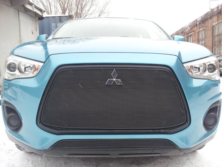 Сетка защитная в бампер Premium черный Strelka Mitsubishi ASX 2010-2019 12982