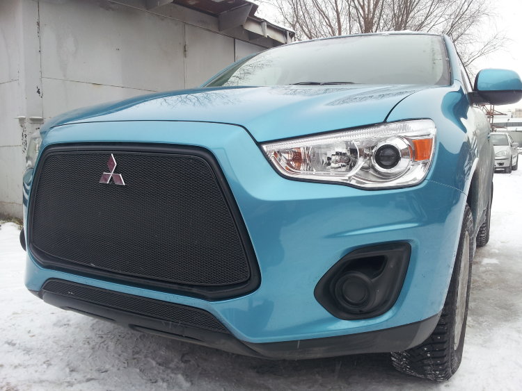 Сетка защитная в бампер Premium черный Strelka Mitsubishi ASX 2010-2019 12982