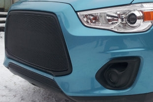 Сетка защитная в бампер Premium черный Strelka Mitsubishi ASX 2010-2019 ― Auto-Clover