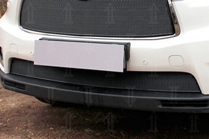 Сетка защитная в бампер Premium черный Strelka Toyota Highlander 2014-2019 ― Auto-Clover