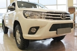 Сетка защитная в бампер Premium черный Strelka Toyota Hilux 2015-2019