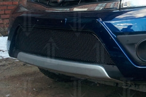 Сетка защитная в бампер Premium черный Strelka Suzuki Grand Vitara 2005-2014 ― Auto-Clover