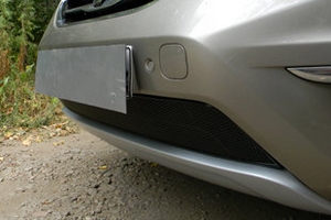 Сетка защитная в бампер Premium черный Strelka Renault Koleos 2007-2015 ― Auto-Clover