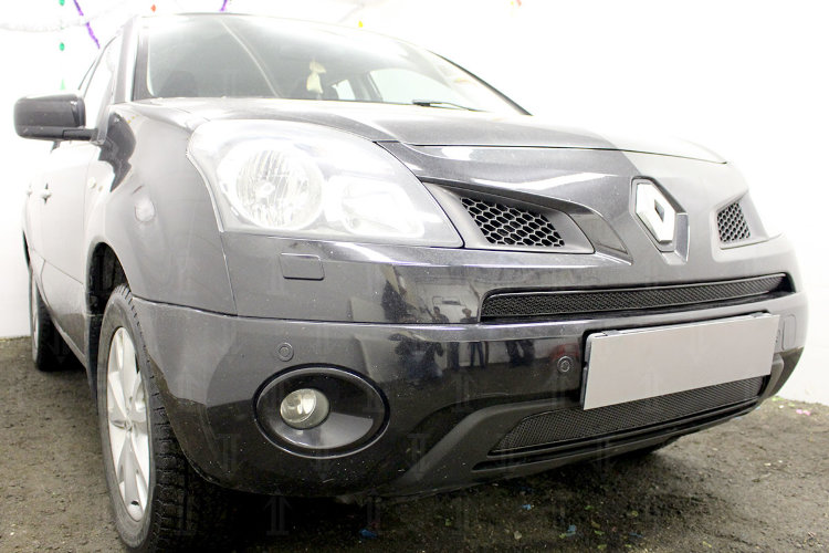 Сетка защитная в бампер Premium черный Strelka Renault Koleos 2007-2015 12879