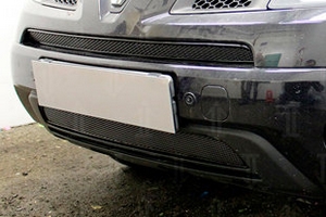 Сетка защитная в бампер Premium черный Strelka Renault Koleos 2007-2015 ― Auto-Clover