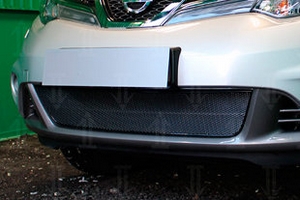 Сетка защитная в бампер Premium черный Strelka Nissan Murano (Z51) 2008-2014 ― Auto-Clover