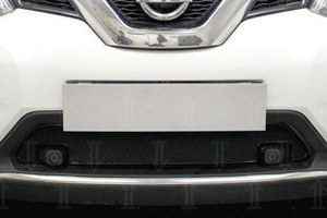 Сетка защитная в бампер Premium черный Strelka Nissan X-Trail 2014-2019 ― Auto-Clover
