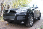 Сетка защитная в бампер Premium черный Strelka Volkswagen Touareg II 2010-2018